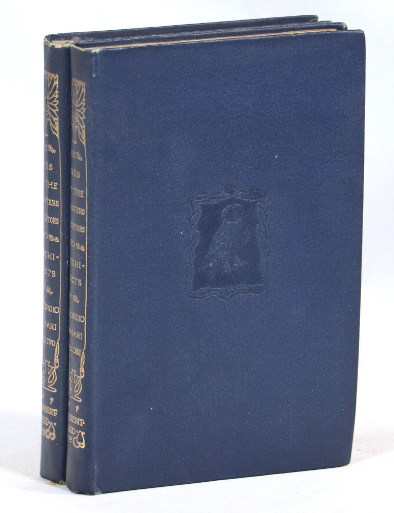 Item #000013171 The Lives of the Painters Sculptors & Architects. Giorgio Vasari.