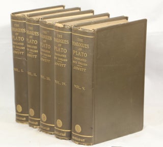 Item #000013213 The Dialogues of Plato Translated into English with Analyses and Introductions....