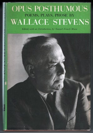 Item #000013242 Opus Posthumous. Wallace Stevens