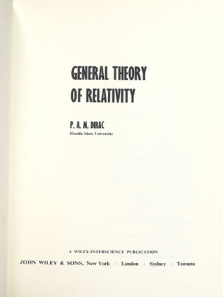 General Theory of Relativity
