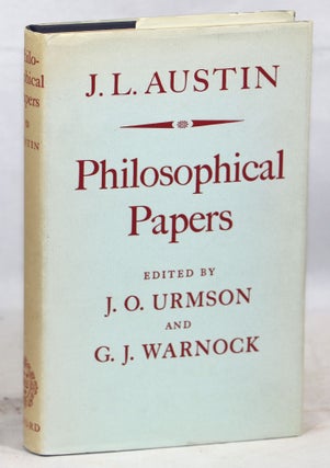 Item #000013379 Philosophical Papers. J. L. Austin