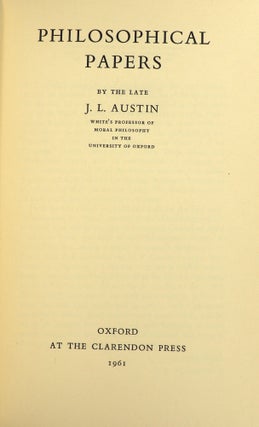 Philosophical Papers