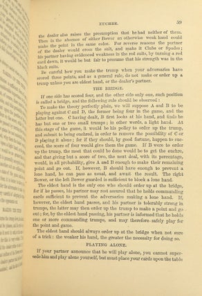 The American Hoyle; or, Gentleman's Hand-Book of Games; Containing all the Games Played in the United States, with Rules, Descriptions, and Technicalities Adapted to the American Methods of Playing