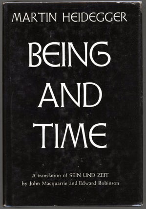 Item #000013414 Being and Time. Martin Heidegger