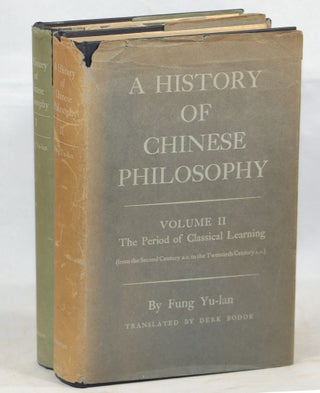 Item #000013461 A History of Chinese Philosophy; Vol. 1: The Period of the Philosophers (From the...