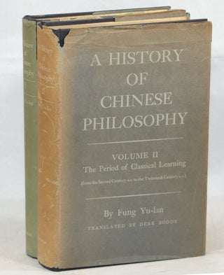 Item #000013461 A History of Chinese Philosophy; Vol. 1: The Period of the Philosophers (From the...