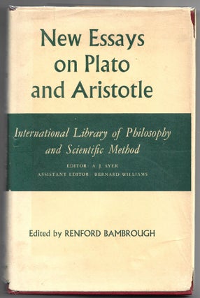 Item #000013513 New Essays on Plato and Aristotle. G. E. M. Anscombe, Gilbert Ryle, Gregory...