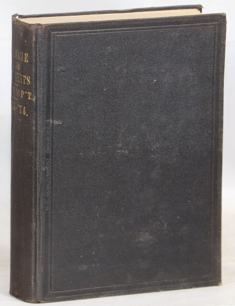 Item #000013711 Report of the Secretary of the Navy, being Part of the Message and Documents Communicated to the Two Houses of Congress at the Beginning of the First Session of the Forty-Third Congress. United States Navy, United States Congress, Military History, U S. S. Polaris.