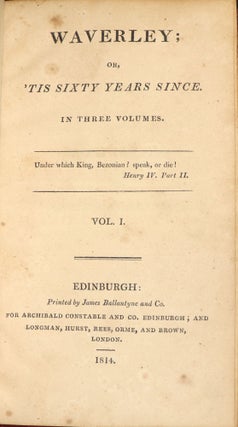 Waverley; Or, 'Tis Sixty Years Since