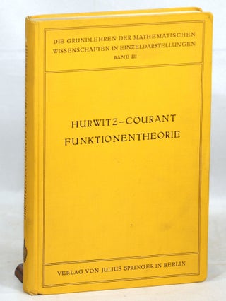 Item #000013789 Vorlesungen über Allgemeine Funktionentheorie und Elliptische Funktionen [bound...