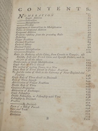A New and Complete System of Arithmetic Composed for the Use of Citizens of the United States