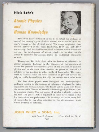 Atomic Physics and Human Knowledge