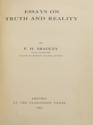 Essays on Truth and Reality