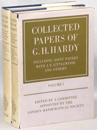 Item #000014145 Collected Papers of G.H. Hardy Including Joint Papers with J.E. Littlewood and...