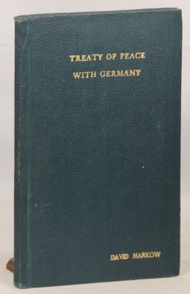 Item #000014223 Treaty of Peace with Germany. World War I., Treaty of Versailles