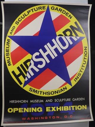 Item #000014224 Hirshhorn Museum and Sculpture Garden Opening Exhibition 1974. Robert Indiana