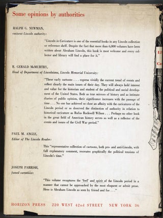 Lincoln in Caricature; A Historical Collection with Descriptive and Biographical Commentaries