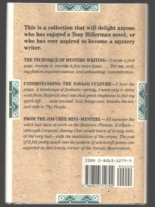 Talking Mysteries; A Conversation with Tony Hillerman