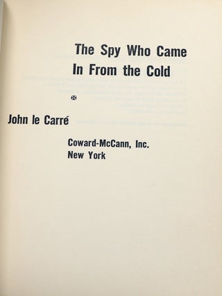 The Spy Who Came in From the Cold
