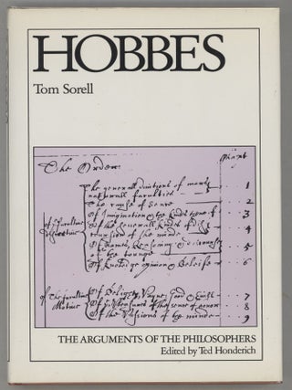 Item #000014356 Hobbes. Tom Sorell