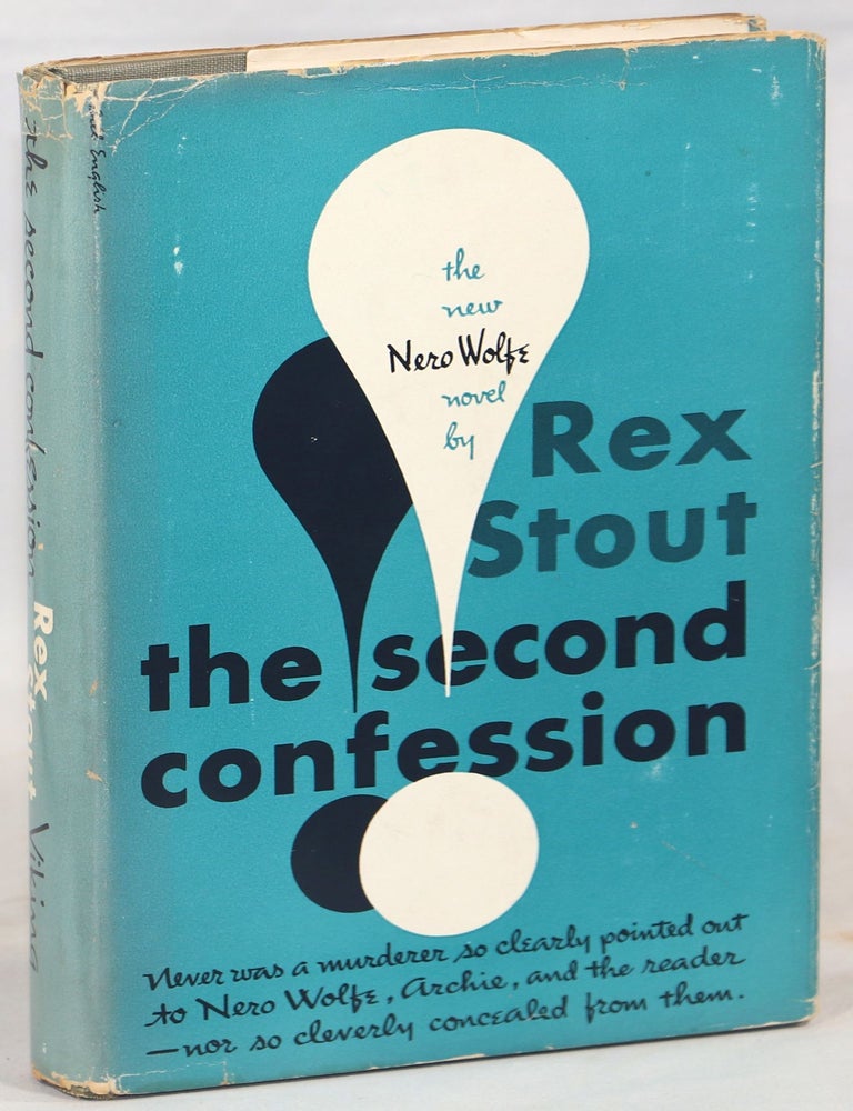 Item #000014375 The Second Confession; A Nero Wolfe Novel. Rex Stout.