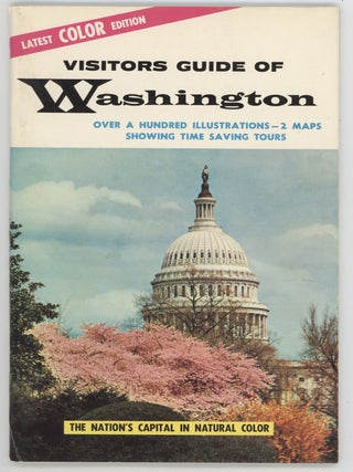 Item #000014569 Visitors Guide of Washington. Washington D. C., Travel Guides, Maps