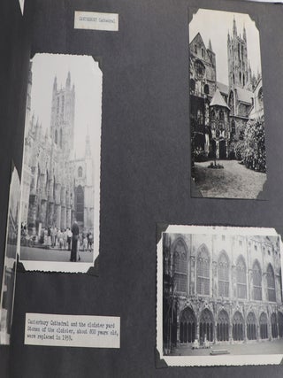 1959 Photograph Album of a Man's Trip to England and Scotland