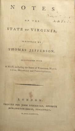 Notes on the State of Virginia