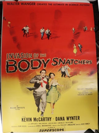 Item #000015133 Invasion of the Body Snatchers Movie Poster Reproduction. Invasion of the Body...