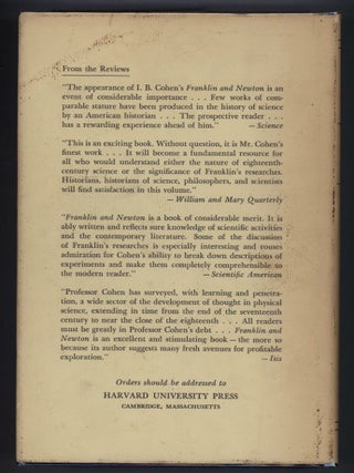 Franklin and Newton: An Inquiry into Speculative Newtonian Experimental Science and Franklin's Work in Electricity as an Example Thereof