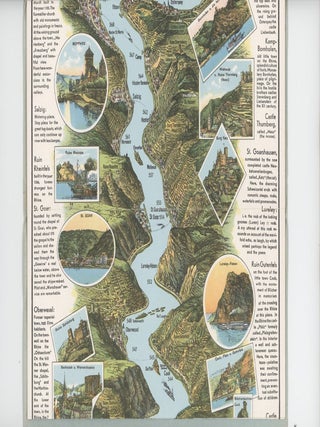 Guide-Panorama of the Rhine from Mayence to Cologne; With Descriptions of the Most Interesting Towns, Villages, etc., Close to the Respective Places Stamped in Relief