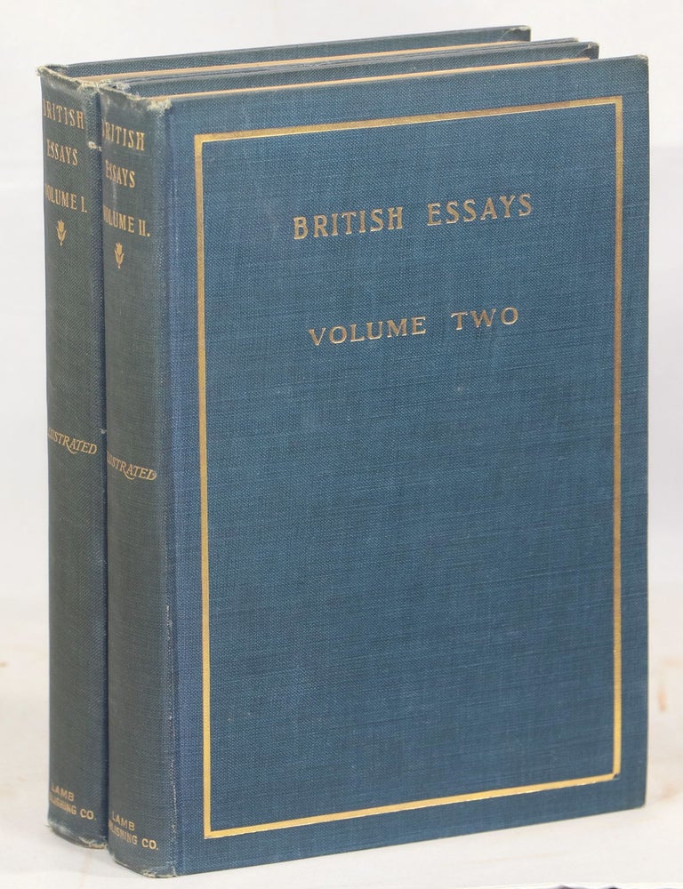 Item #000015476 Essays of British Essayists Including Biographical and Critical Sketches.