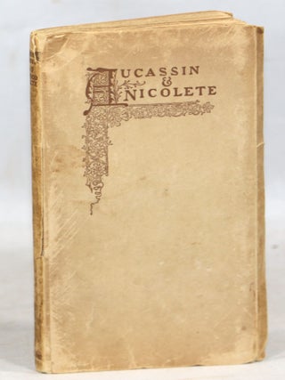 Item #000015492 Aucassin & Nicolete. Andrew Lang, Tr