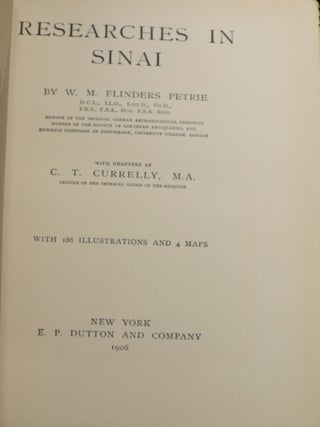 Researches in Sinai
