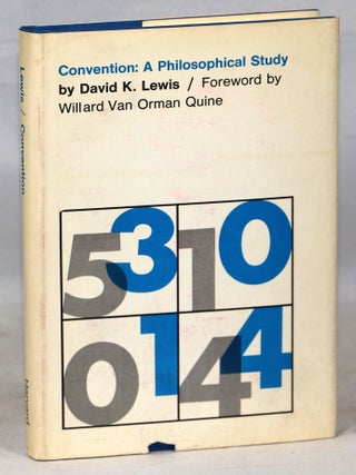 Item #000015864 Convention: A Philosophical Study. David K. Lewis