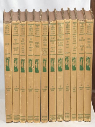 Item #000015986 The Complete Works of Oscar Wilde; Poems; Vera and Other Early Plays; The Happy...