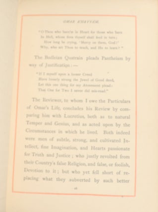 Rubaiyat of Omar Khayyam, the Astronomer-Poet of Persia