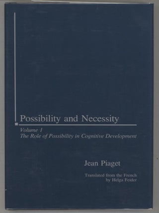 Item #000016188 Possibility and Necessity; Volume 1 The Role of Possibility in Cognitive...