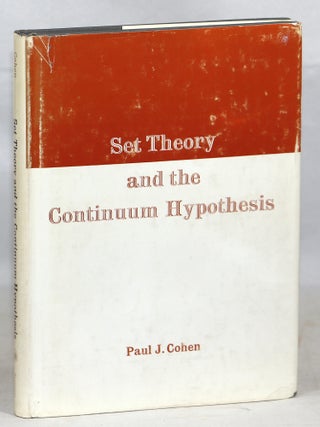 Item #000016383 Set Theory and the Continuum Hypothesis. Paul J. Cohen
