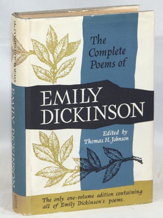 Item #000016465 The Complete Poems of Emily Dickinson. Emily Dickinson