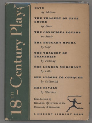 Item #000016544 Eighteenth-Century Plays