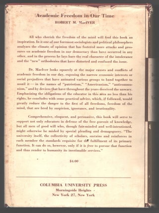 The Development of Academic Freedom in the United States