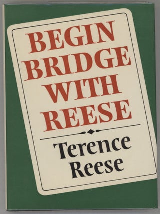 Item #000016842 Begin Bridge with Reese. Terence Reese