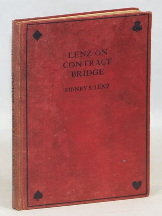 Item #000016880 Lenz on Contract Bridge. Sidney S. Lenz