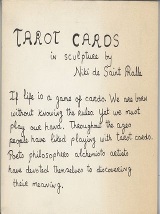 Item #000017057 Tarot Cards in Sculpture. Niki de Saint Phalle