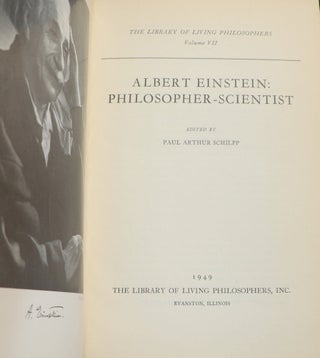 Albert Einstein: Philosopher-Scientist