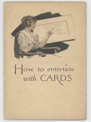 Item #000017066 How to Entertain with Cards; Private Parties, Public Parties, Social Clubs....