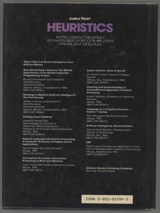 Heuristics; Intelligent Search Strategies for Computer Problem Solving