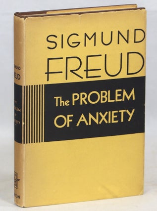 Item #000017176 The Problem of Anxiety. Sigmund Freud