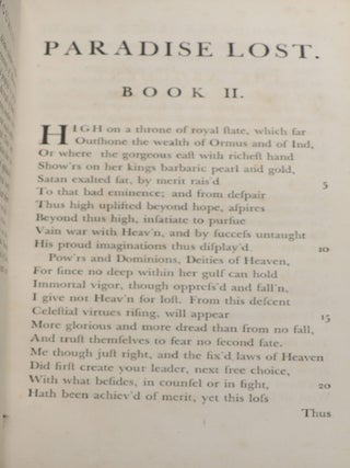 Paradise Lost; Paradise Regain'd; A Poem in Twelve Books; A Poem in Four Books. To Which is Added Samson Agonistes: and Poems upon Several Occasions
